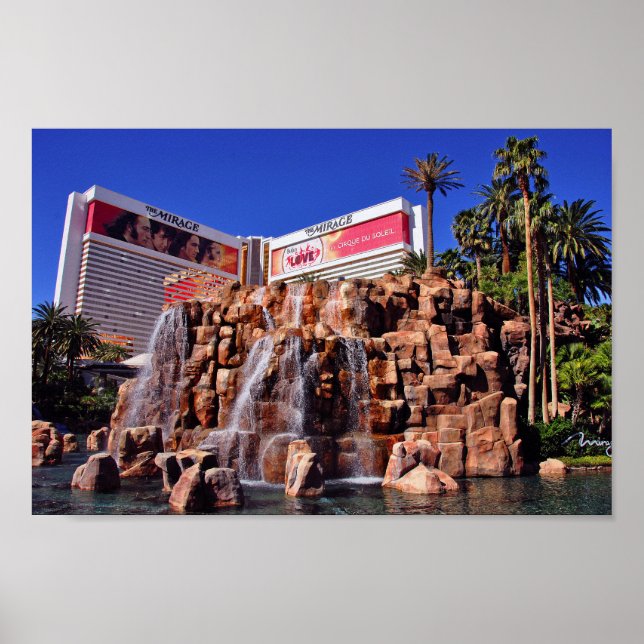 Mirage Hotel Las Vegas USA Poster (Vorne)