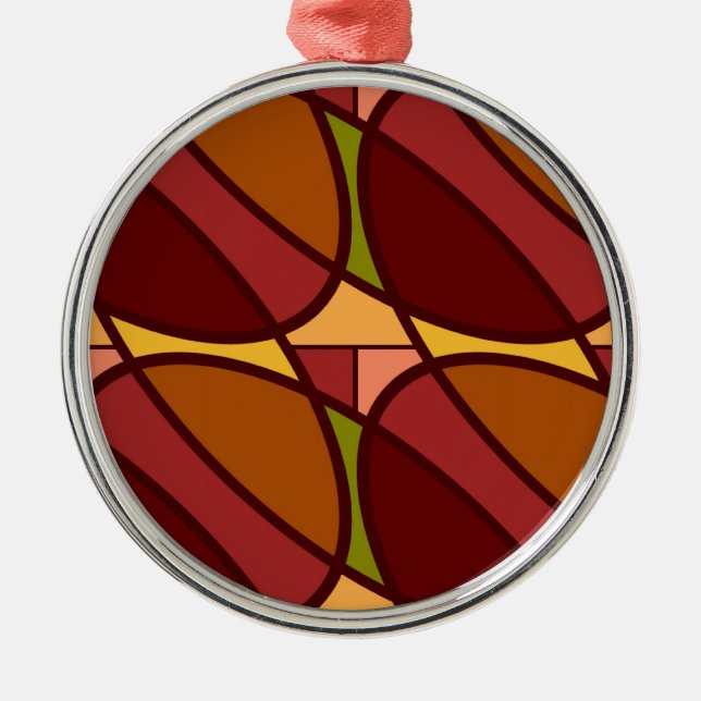 Mirage Silbernes Ornament (Vorne)