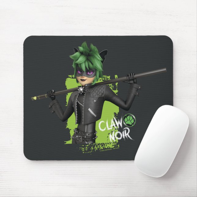 Mirakulous Re-Vers Claw Noir Charakter Grafik Mousepad (Mit Mouse)