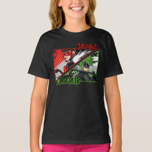Mirakulous Re-verse Shadybug & Claw Noir T-Shirt