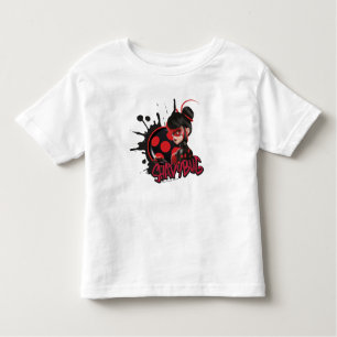 Mirakulous Re-verse Shadybug-Zeichen Grafik Kleinkind T-shirt