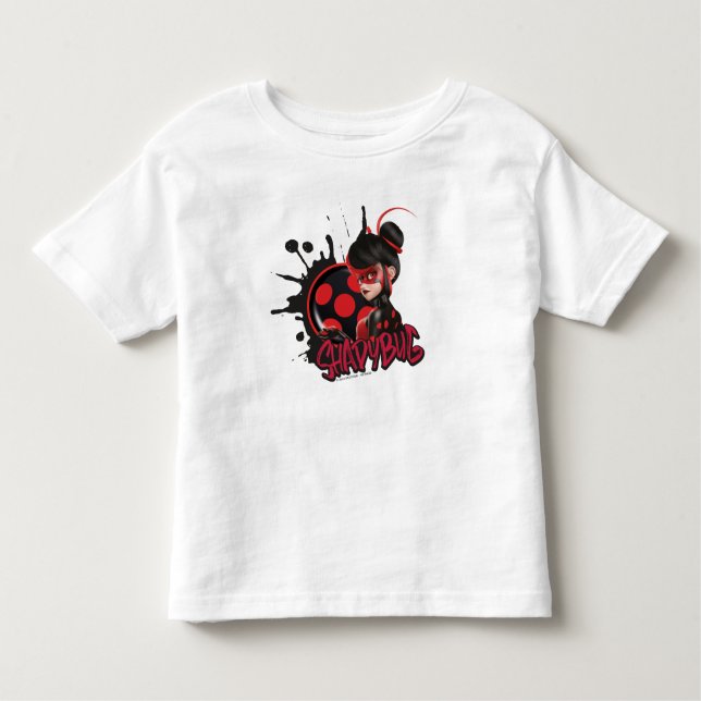 Mirakulous Re-verse Shadybug-Zeichen Grafik Kleinkind T-shirt (Vorderseite)