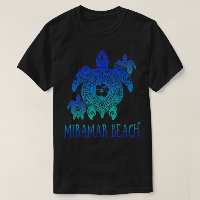 Miramar Beach 2022 Florida Sea Turtles 2022 Vacati T-Shirt (Design vorne)