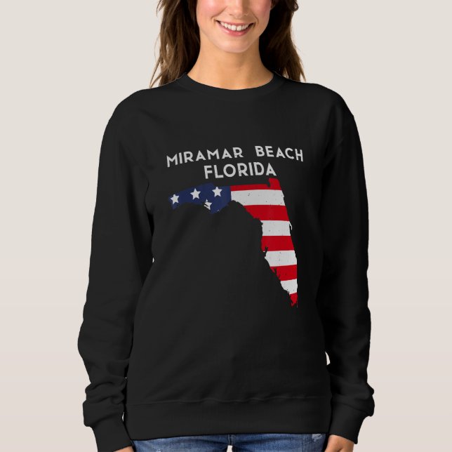 Miramar Beach Florida USA Staat America Travel Flo Sweatshirt (Vorderseite)