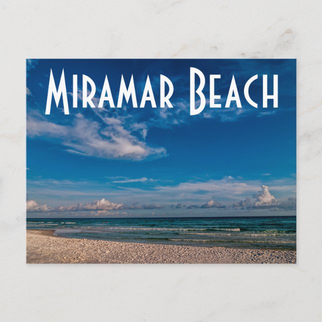 Miramar Beach Postkarte (Vorderseite)