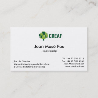 MiraMon Team Visitenkarte