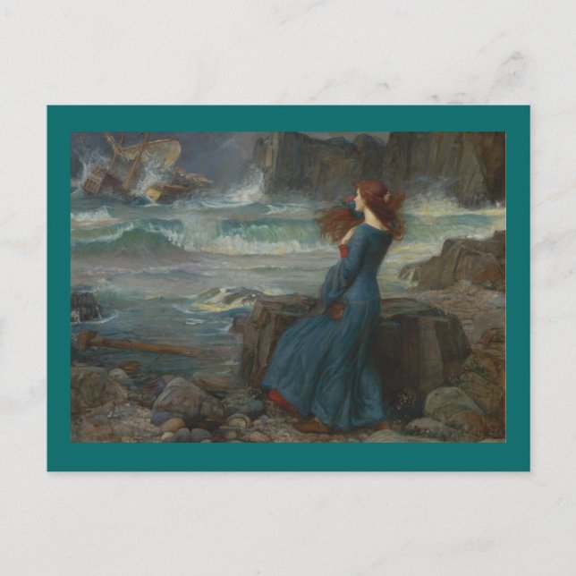 Miranda (Der Tempest) Postkarte (Vorderseite)
