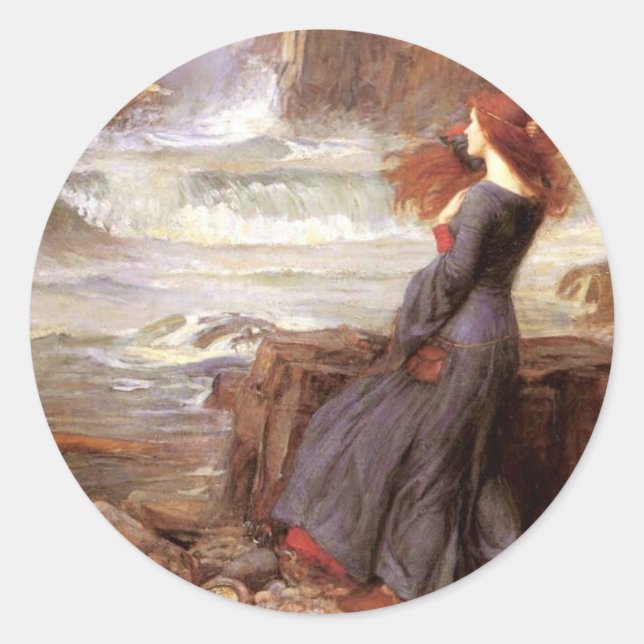 Miranda - Der Tempest Runder Aufkleber (Vorderseite)