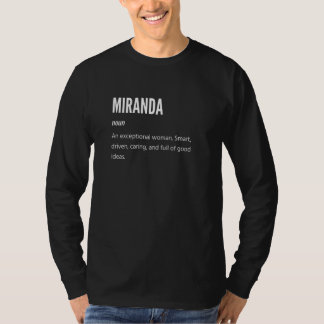 Miranda, Noun, eine außergewöhnliche Frau T-Shirt