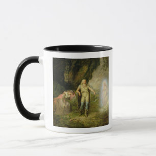 Miranda, Prospero und Ariel, "vom Sturm" vorbei Tasse
