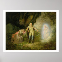 Miranda, Prospero und Ariel von "The Tempest" von