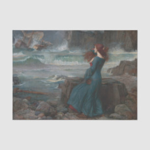 Miranda Tempest John William Waterhouse Art Seidenpapier