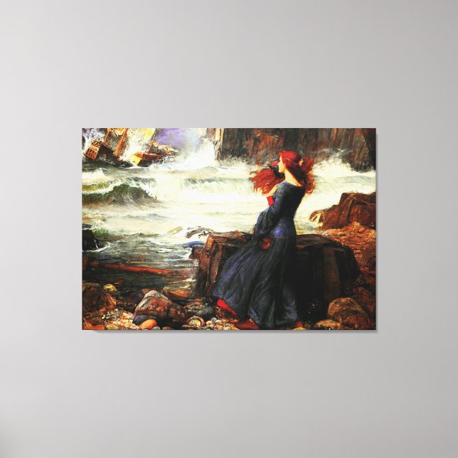 Miranda - The Tempest (1916) ~ Leinwand der Kunst (Vorderseite)