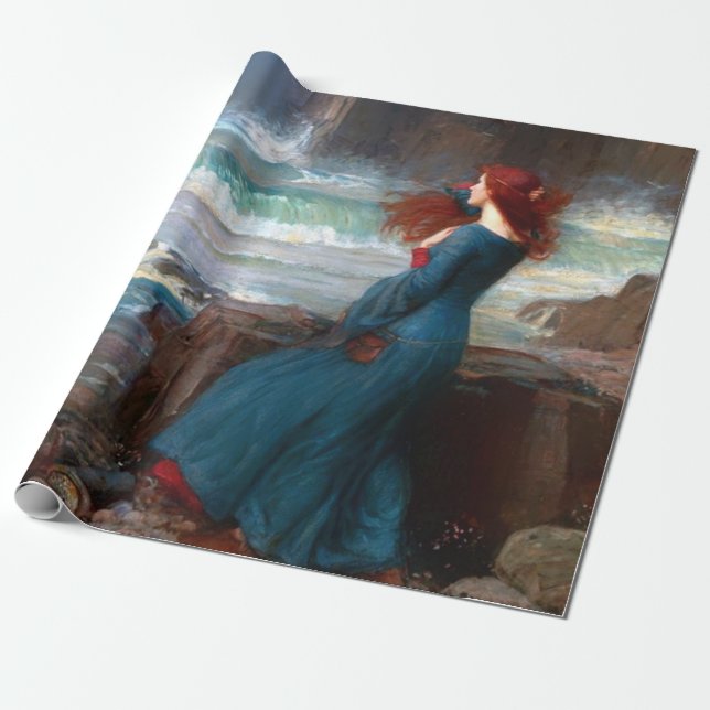 Miranda The Tempest John William Waterhouse Geschenkpapier (Ungerollt)