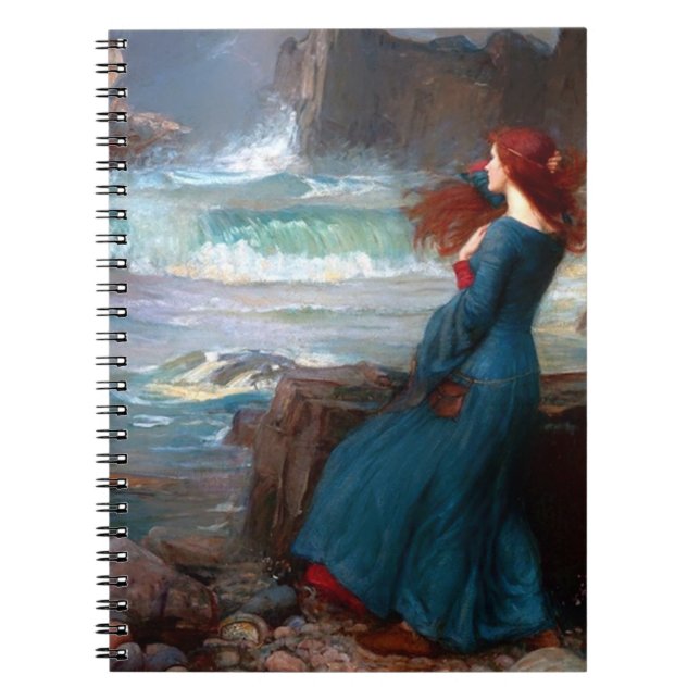 Miranda The Tempest John William Waterhouse Notizblock (Vorderseite)