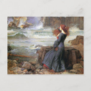 Miranda - The Tempest - John William Waterhouse Postkarte