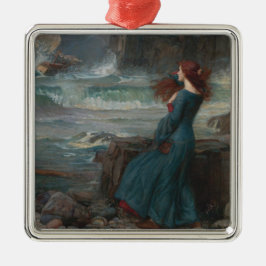 Miranda (von John William Waterhouse) Ornament Aus Metall