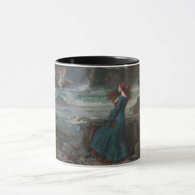 Miranda (von John William Waterhouse) Tasse (Zentrum)