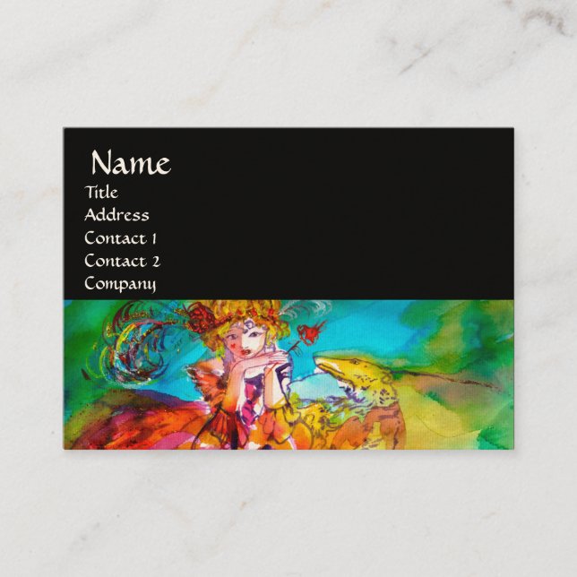 MIRANDOLINA / Darstellende Künste, Kostümbildner Visitenkarte (Vorderseite)