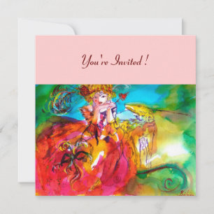 MIRANDOLINA MARDI GRAS MASQUERADE PARTY EINLADUNG