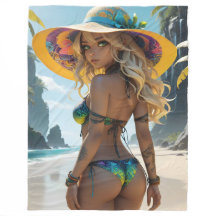 Mireya Dollz Fleece Blanket