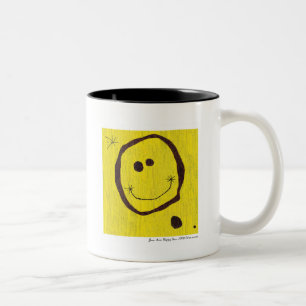 miro-Happy-face-Tasse Zweifarbige Tasse