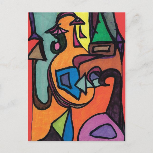 Miro, Miro on Wall editierte.jpg Postkarte (Vorderseite)