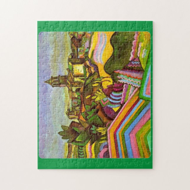 Miro, Prades Das Dorf, Malerei Puzzle (Vertikal)