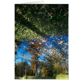 Miroir Mirror Autumn Grußkarte