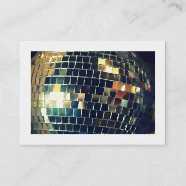 Mirror Ball (grenzt) Visitenkarte (Vorderseite)