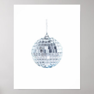 Mirror Ball Ornament Poster