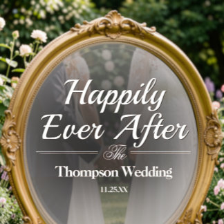 Mirror Decal - DIY Romantic Wedding Decoration Fensteraufkleber