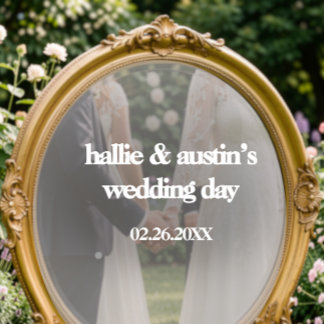 Mirror Decal - DIY Wedding Decoration Fensteraufkleber