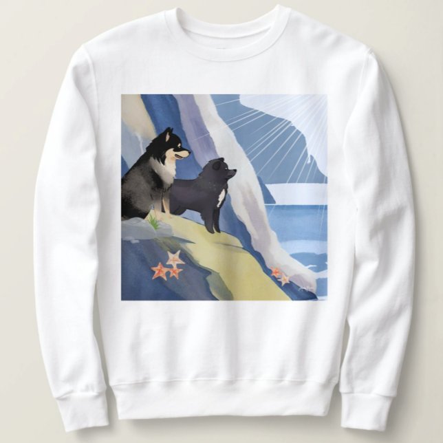 MIRROR DER MEERESLapphund-Shirts Sweatshirt (Von Creator hochgeladen)