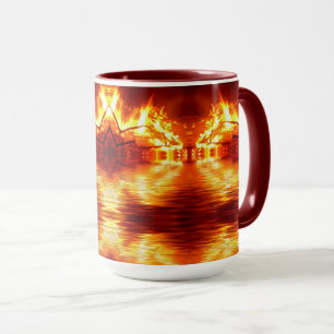 Mirror Fire Gods Tasse