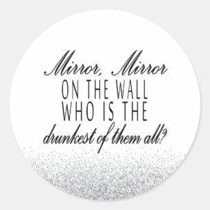 Mirror Funny Sticker