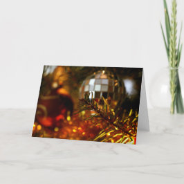 Mirror Globe Weihnachtsschmuck im Weihnachtsbaum Feiertagskarte