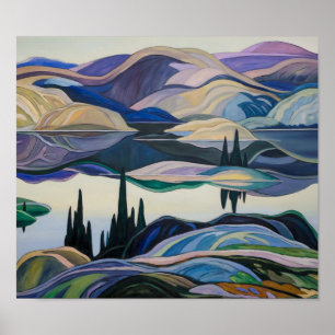 Mirror Lake Franklin Carmichael Poster