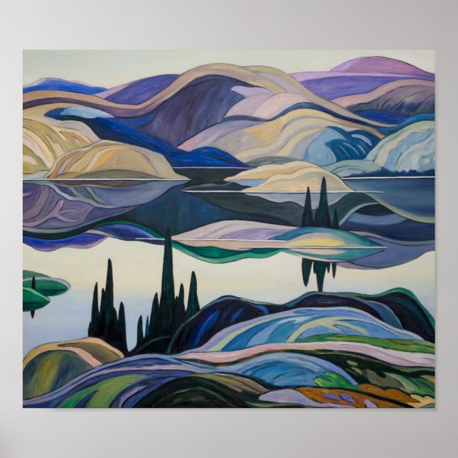 Mirror Lake | Franklin Carmichael | Poster (Vorne)