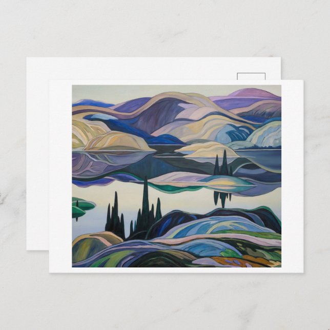 Mirror Lake | Franklin Carmichael | Postkarte (Vorne/Hinten)