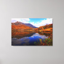 Mirror Lake Herbstlandschaft Reflektion Wasserfall