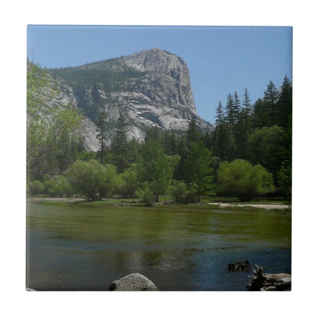 Mirror Lake II im Yosemite-Nationalpark Fliese (Vorderseite)