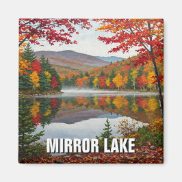 Mirror Lake New Hampshire Travel Magnet