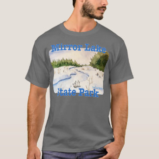 Mirror Lake Staat Park Wisconsin T-Shirt