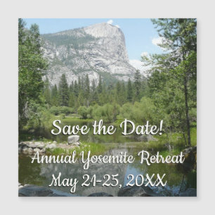 Mirror Lake View im Yosemite Nationalpark Magnetkarte