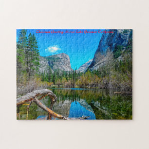 Mirror Lake Yosemite Weihnachtsgrüße Puzzle
