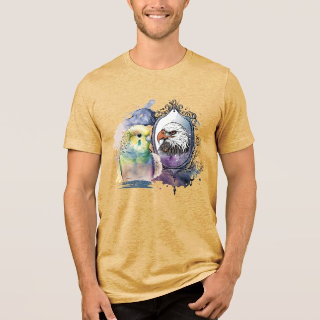 "Mirror, Mirror" Tri-Blend Shirt (Vorderseite)