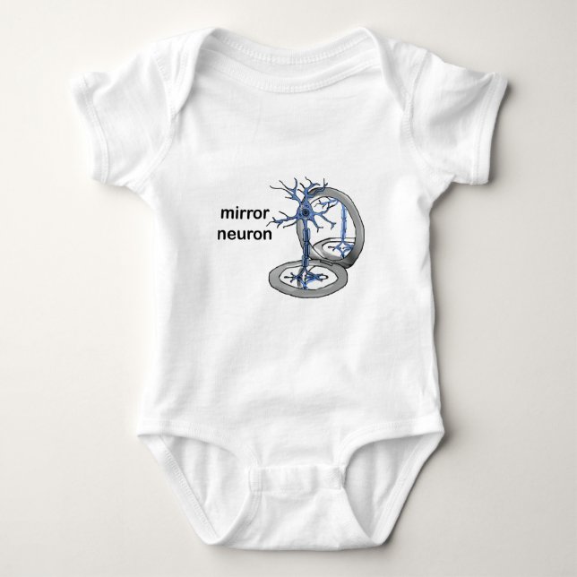 Mirror Neuron Baby Strampler (Vorderseite)