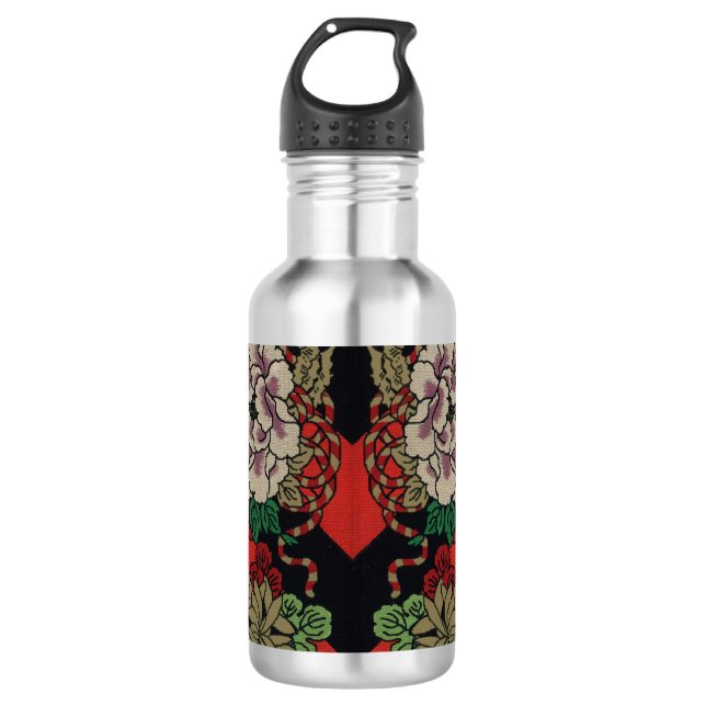 Mirror Patchwork für asiatische rote Lüfter Edelstahlflasche (Vorderseite)