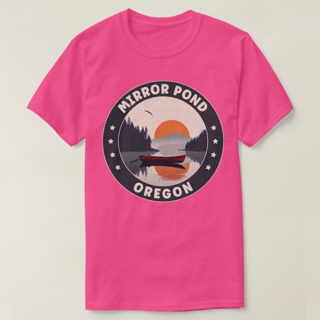 Mirror Pond Oregon Sunset T-Shirt (Design vorne)